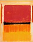 Untitled Violet Black Orange Yellow on White and Red 1949 by Mark Rothko